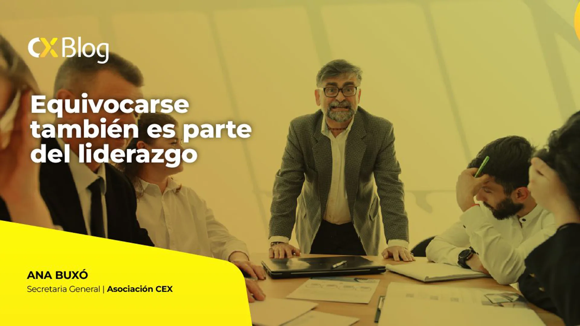 Equivocarse también es parte del liderazgo